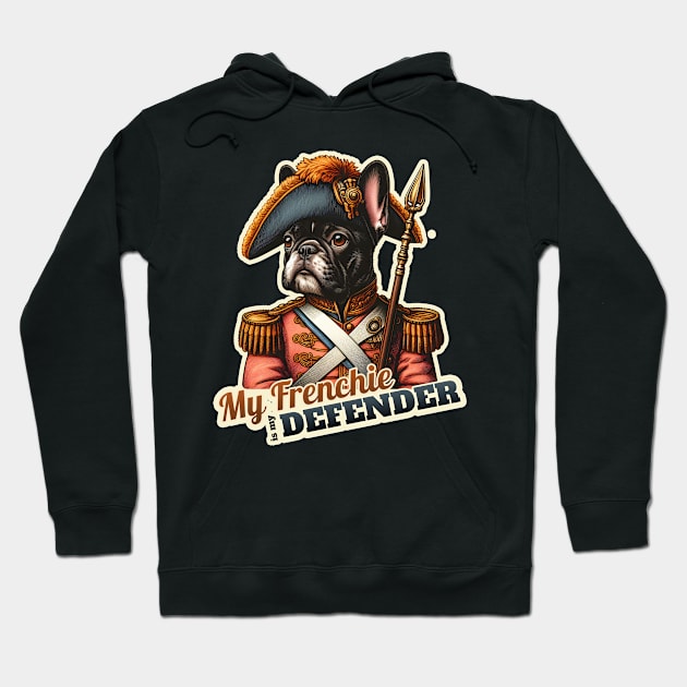 Guard french bulldog Hoodie by k9-tee